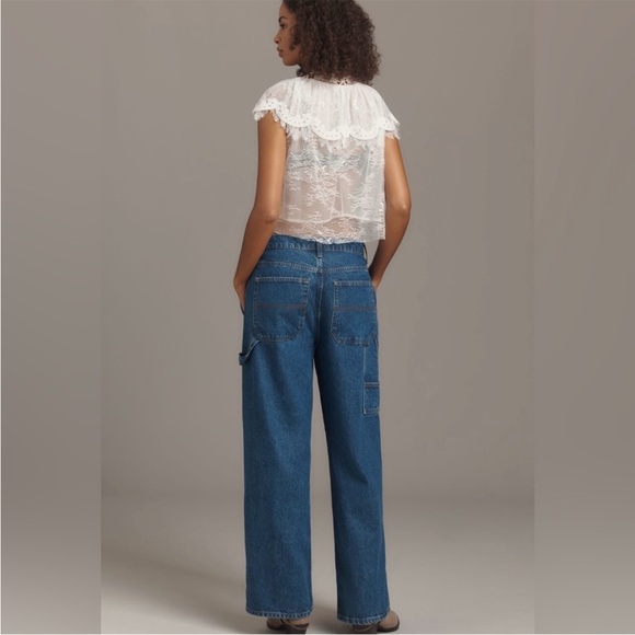 Reformation Diego Mid-Rise Baggy Utility Jeans 30 Cleary Anthropologie NEW - Picture 3 of 12
